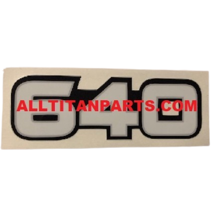 Titan 0532752 Motor Cover Label